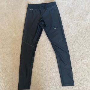 Leather Nike workout leggings